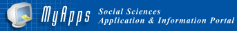 MyApps Social Sciences Application and information Portal